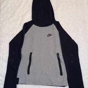 Nike-XS women’s black & gray hooded sweatshirt